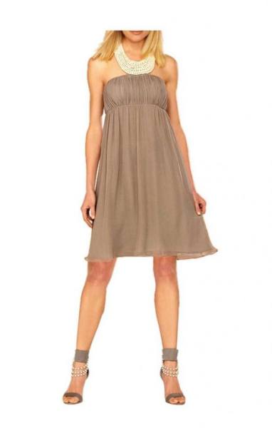 Damen Cocktail-Kleid mit Perlen