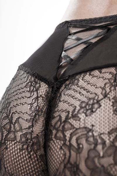 Erotik-Set mit Jäckchen und Slip schwarz