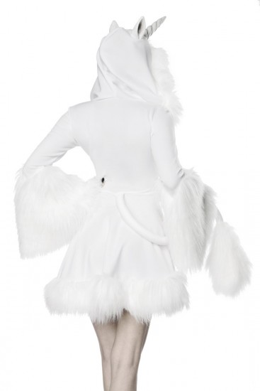 Glamour Einhorn Kostüm in Weiß