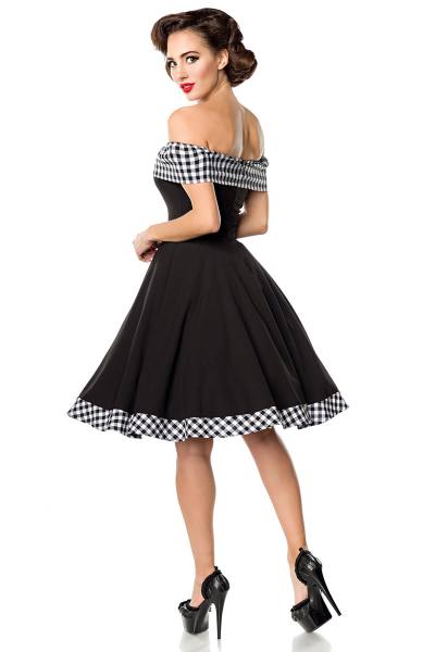 Jersey Retro-Kleid mit Tellerrock