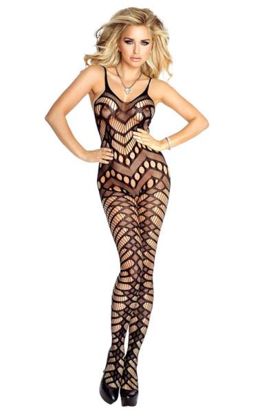 Aufregende Netz Bodystocking schwarz