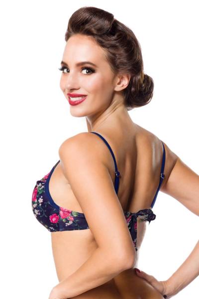 Bikinioberteil Swim Bra in Blumenmuster