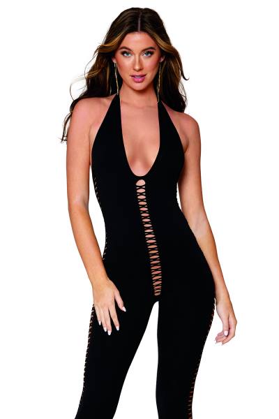 Blickdichter Bodysuit mit tiefem Ausschnitt