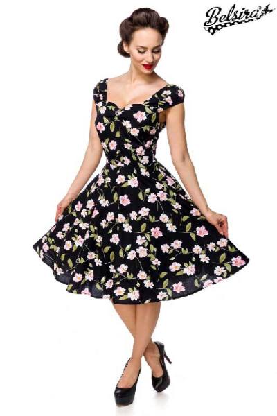 Blumenkleid mit kurze Puffärmelchen