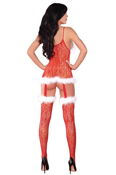Bodystocking Christmas rot