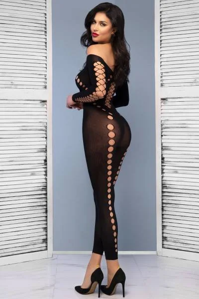 Bodystocking mit langen Ärmeln