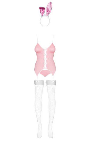 Bunny Outfits in rosa/weiß