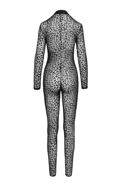 Catsuit im Leoparden-Look