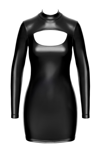 Cut-Out Bodycon Minikleid schwarz