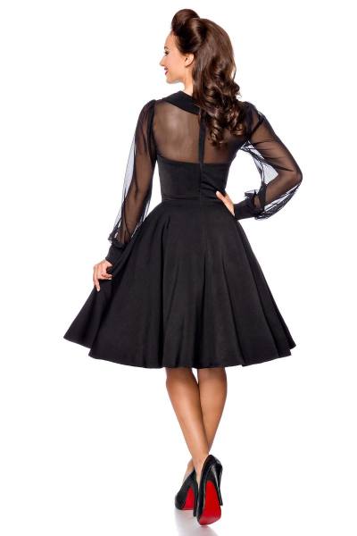 Mesh Vintage-Kleid Oberteil transparent