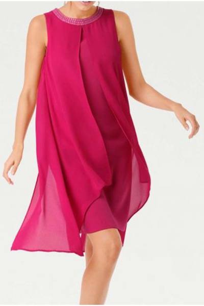 Designer-Cocktailkleid in pink von Ashley Brooke