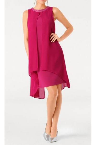 Designer-Cocktailkleid in pink von Ashley Brooke