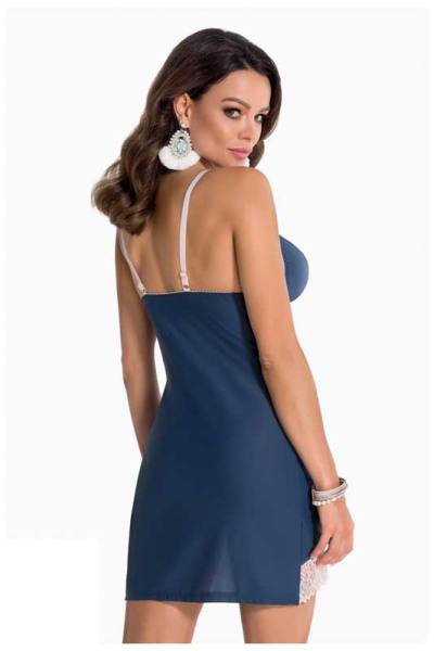 Elegante Chemise in navy-blue