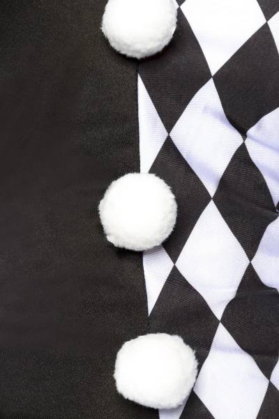 Harlekinkostüm mit Beinstulpen