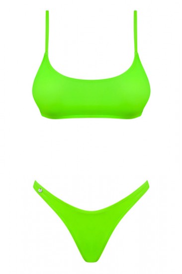 Heißer Beach Bikini in Neongrün
