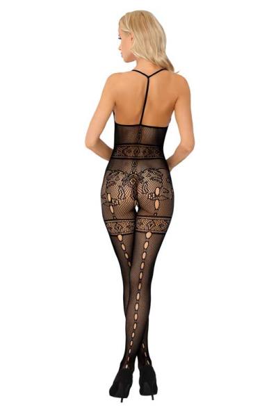 Heißer Bodystocking mit Blumenmotiven