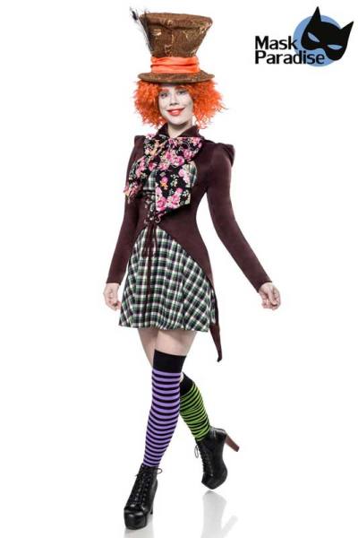 Hutmacher Girl Kostüm Insane Hatter