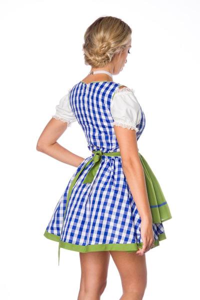 Klassisches Trachten-Minidirndl blau