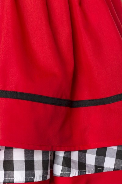 Klassisches Trachten-Minidirndl rot kariert