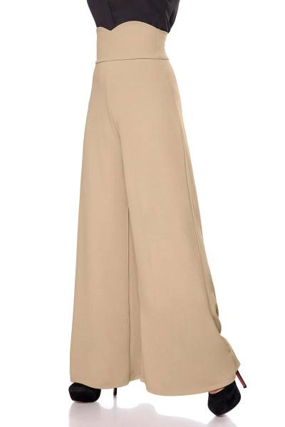 Modische Marlene-Hose in Camel