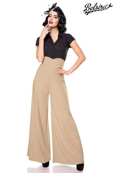 Modische Marlene-Hose in Camel