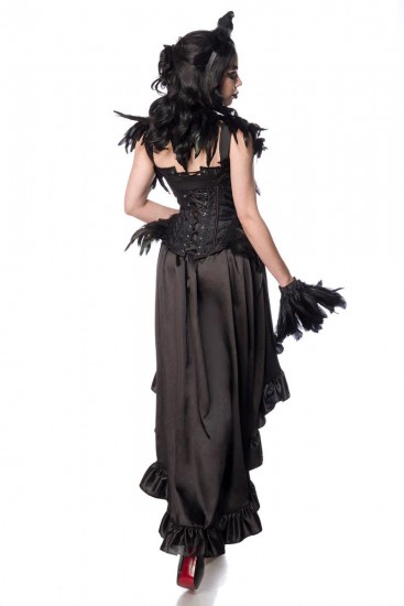 Mystische Gothic Crow Lady Kostüm