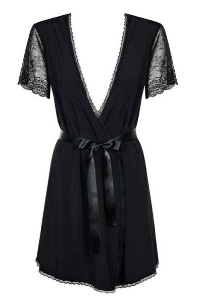 Obsessive sexy Robe in Schwarz