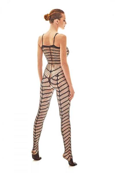 Ouvert Netz-Bodystocking schwarz