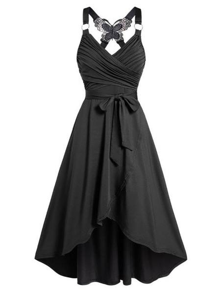 Party Gothic Kleid schwarz
