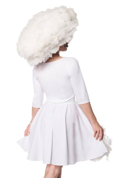 Pompöser Cloud Girl Kostüm weiß