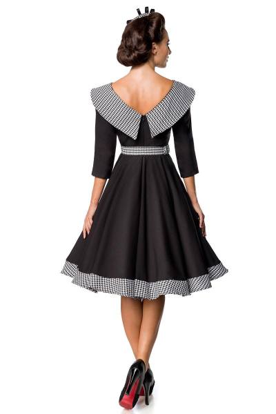 Premium Vintage Swing-Kleid mit dreiviertel Ärmeln