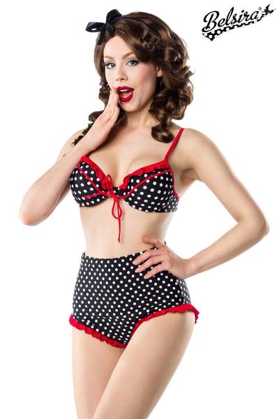 Retro Highwaist Bikini-Set