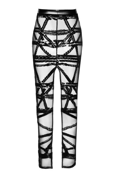 Rock  im Bondage-Stil schwarz