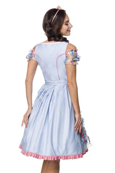 Romantisches Dirndl inkl. Spitzenbluse in zarte Blau