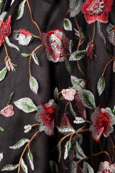 Romantisches Retro Blumen-Kleid rosa