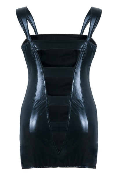Sexy Base Wetlook Chemise SB/1014 – Heißes Minikleid mit offenem Rücken, Gr. 38-56
