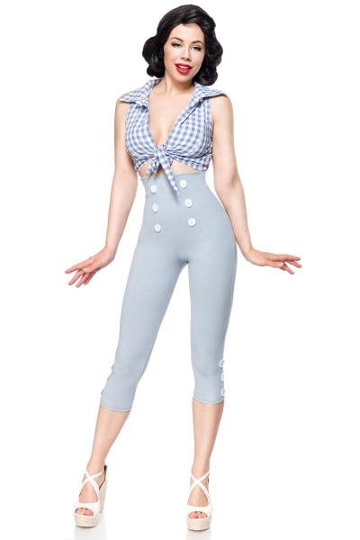 Sexy High Waist Retro Caprihose