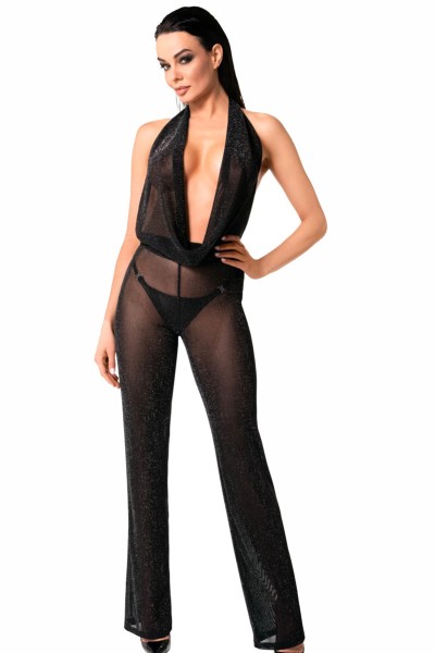 Sexy Overall mit Wasserfallausschnitt