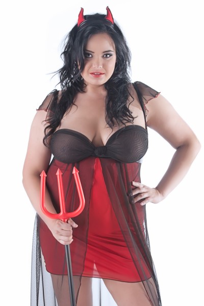 Sexy Teufelin Plus Size Kostüm SW/109 – Andalea Sexy Work Kollektion
