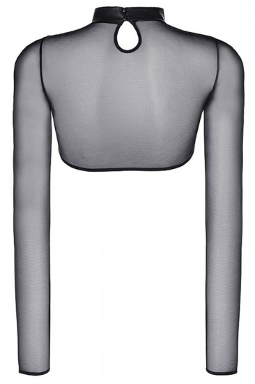 Transparente Tüll Bluse von Axami