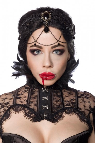 Sexy Vampire Queen Kostüm schwarz