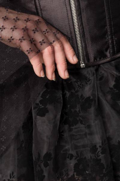Sexy Vampire Queen Kostüm schwarz