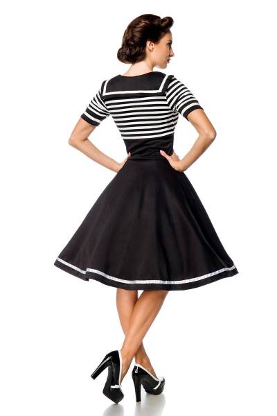 Swing-Kleid im Marinelook schwarz
