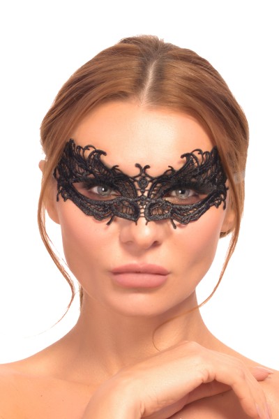 venezianische Augenmaske in schwarz