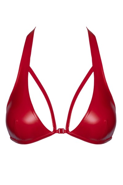 Wetlook Bralette in Rot