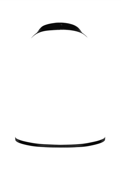 Wetlook Bralette in Schwarz