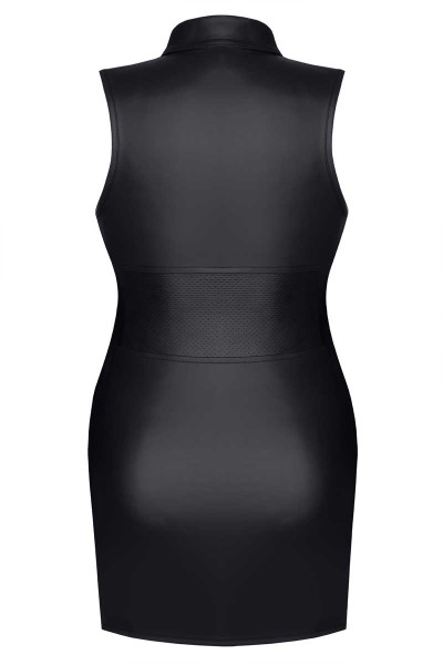 Wetlook Minikleid mit geöffnete Dekolleté