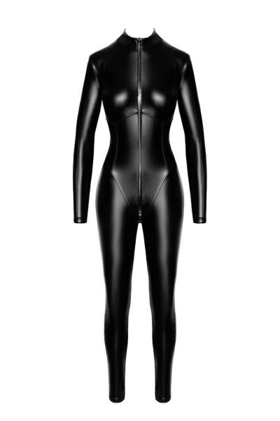 Wetlook Overall mit hohen Kragen