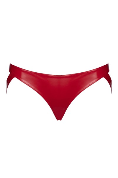 Wetlook Panties Rot mit niedrige Bund