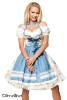 Romantisches Dirndl mit Blümchen Muster